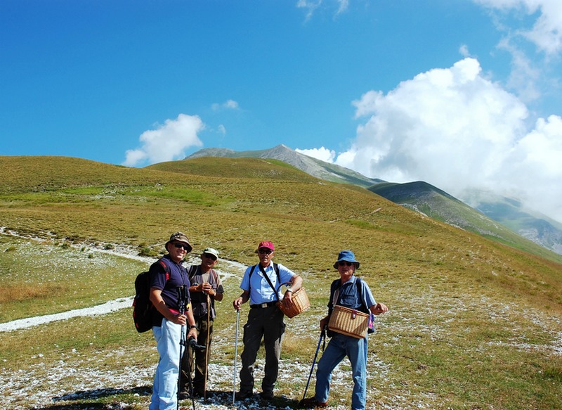 Sopra i 2000 m s.l.m. con l''amico Ennio